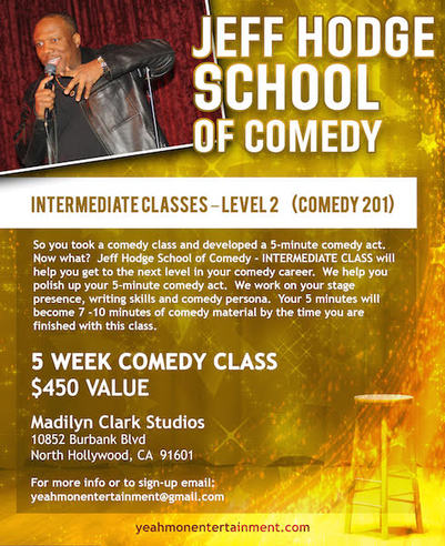 Jeff Hodge School of Comedy - Intermediate class